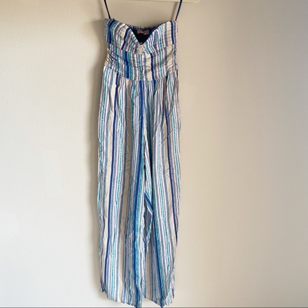 NWOT Band of Gypsies striped jumpsuit wide leg